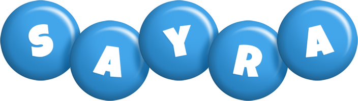 Sayra candy-blue logo