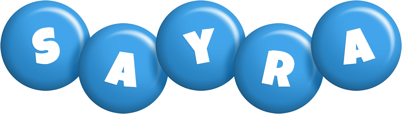 Sayra candy-blue logo