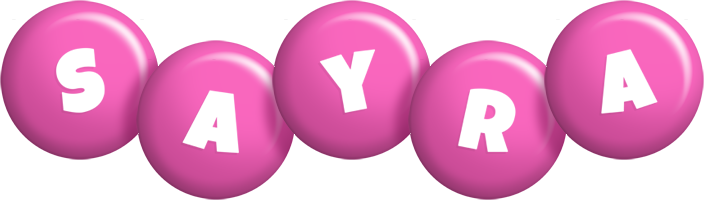 Sayra candy-pink logo