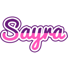 Sayra cheerful logo