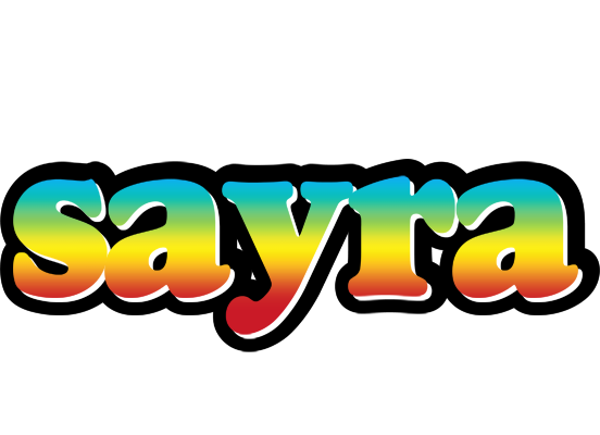 Sayra color logo