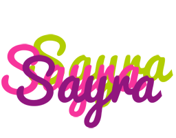 Sayra flowers logo