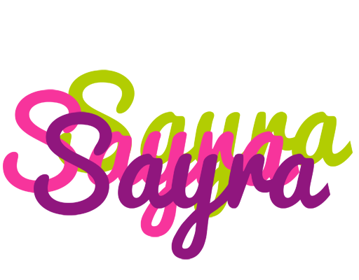 Sayra flowers logo