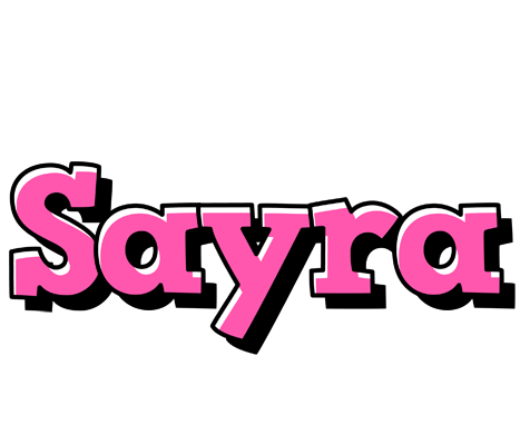 Sayra girlish logo