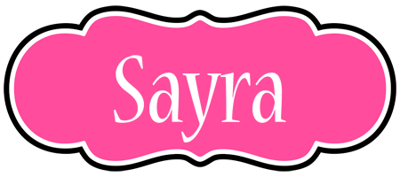 Sayra invitation logo