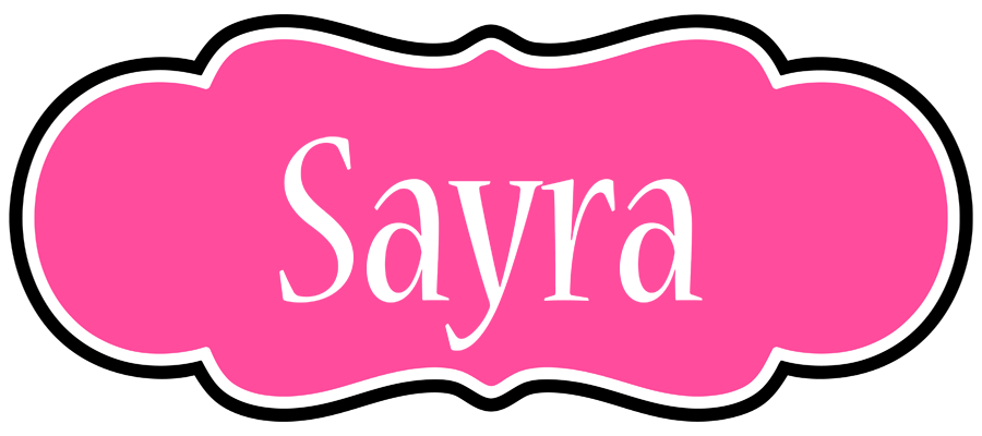 Sayra invitation logo