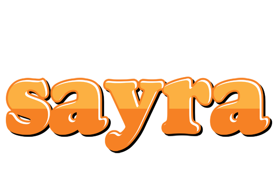 Sayra orange logo