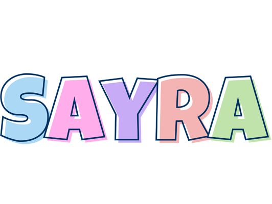 Sayra pastel logo