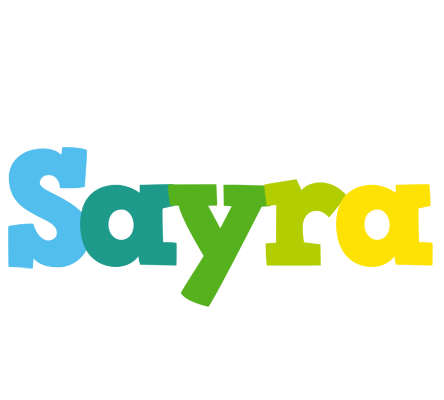 Sayra rainbows logo