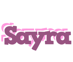 Sayra relaxing logo