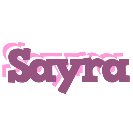 Sayra relaxing logo