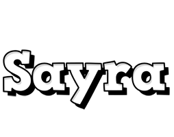 Sayra snowing logo