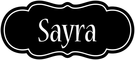 Sayra welcome logo