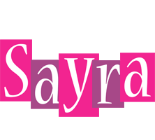 Sayra whine logo