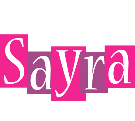 Sayra whine logo