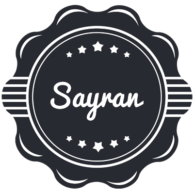 Sayran badge logo