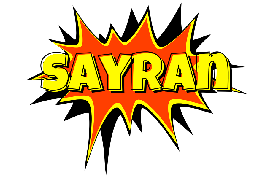 Sayran bazinga logo