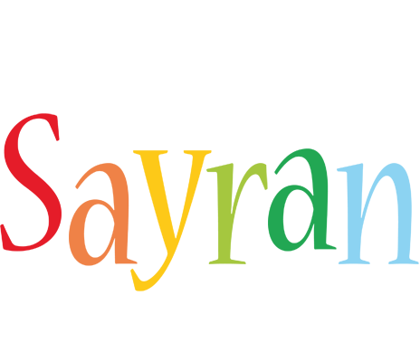 Sayran birthday logo