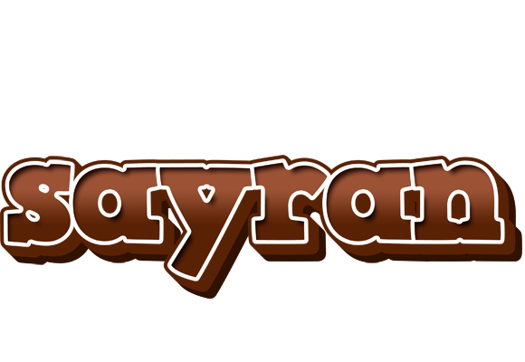 Sayran brownie logo