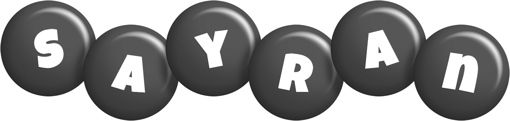 Sayran candy-black logo
