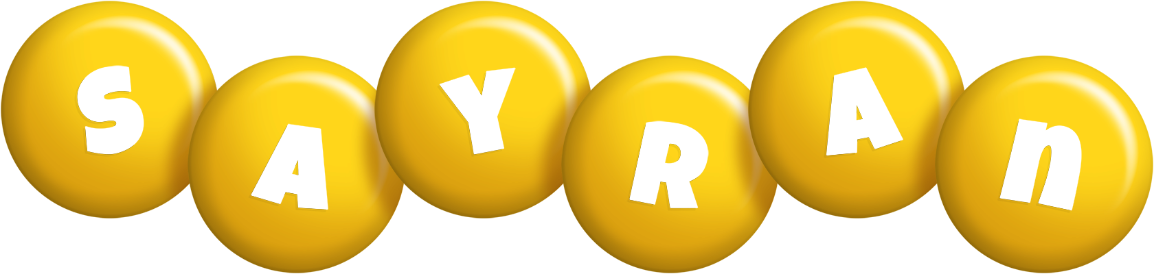Sayran candy-yellow logo