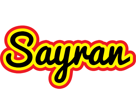 Sayran flaming logo