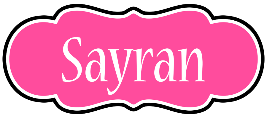 Sayran invitation logo