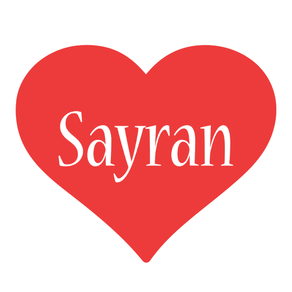 Sayran love logo
