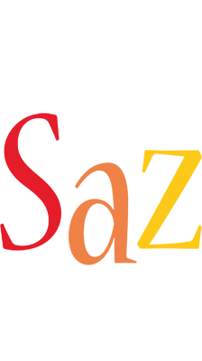 Saz birthday logo