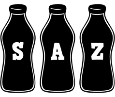 Saz bottle logo