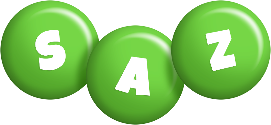 Saz candy-green logo