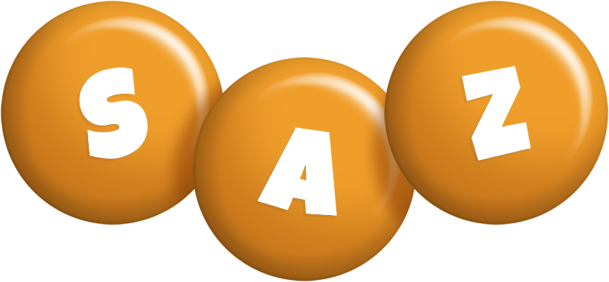 Saz candy-orange logo