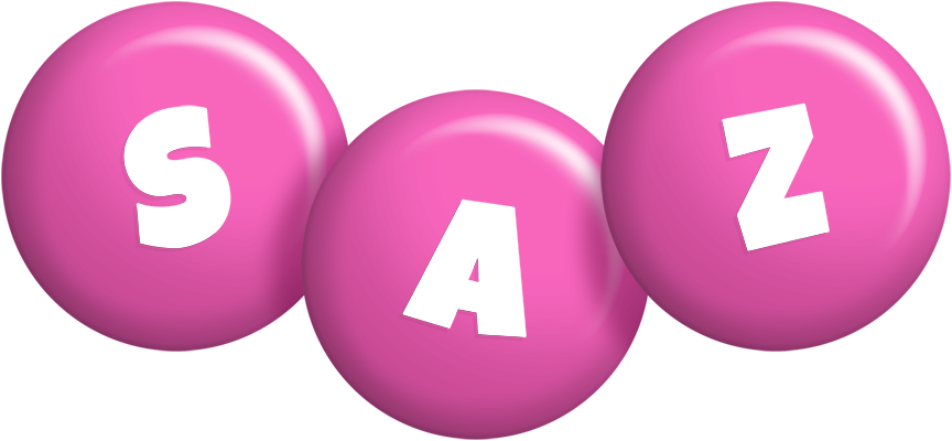 Saz candy-pink logo