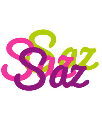 Saz flowers logo