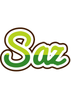 Saz golfing logo