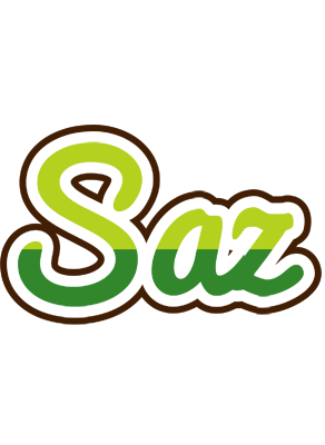 Saz golfing logo