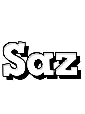 Saz snowing logo