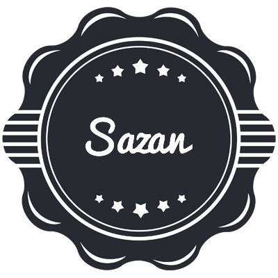 Sazan badge logo