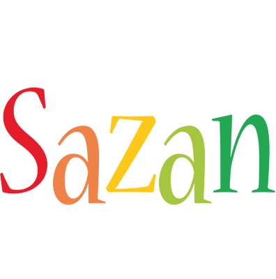 Sazan birthday logo