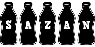 Sazan bottle logo