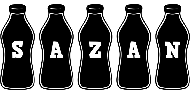 Sazan bottle logo