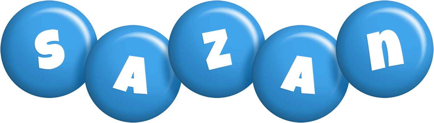 Sazan candy-blue logo
