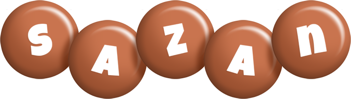 Sazan candy-brown logo