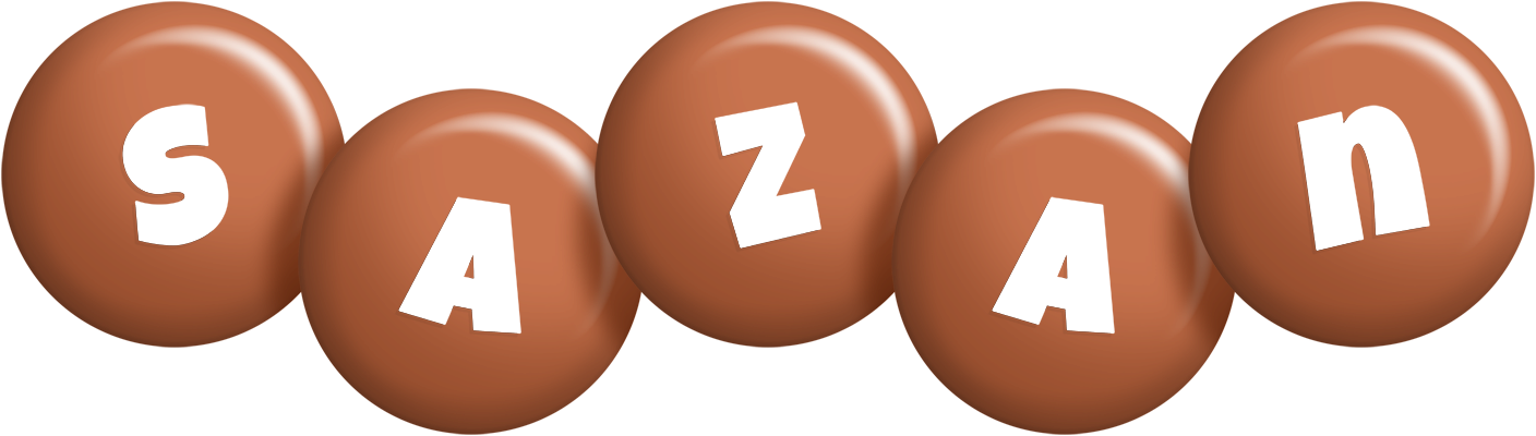 Sazan candy-brown logo