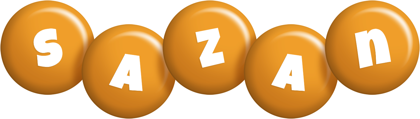 Sazan candy-orange logo