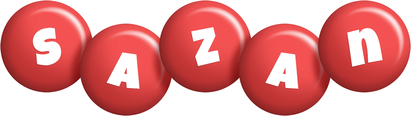 Sazan candy-red logo