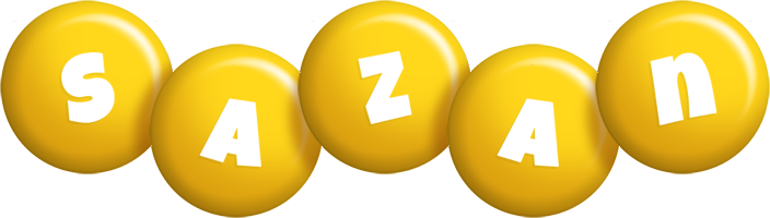 Sazan candy-yellow logo