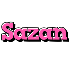 Sazan girlish logo