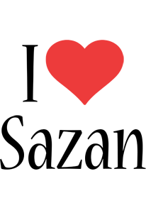 Sazan i-love logo