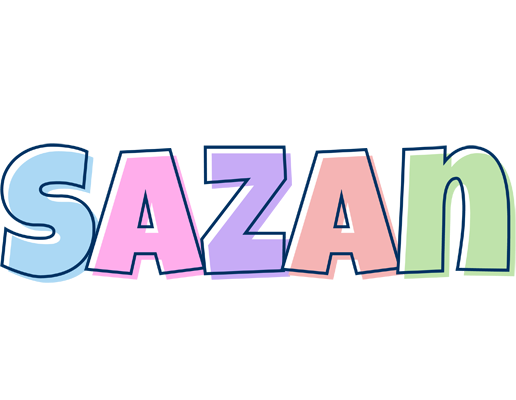 Sazan pastel logo